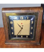 Antique Brass-Era Brass Telechron Desk Clock Model 4F61 Rare Circa 1930s... - $137.13 CAD
