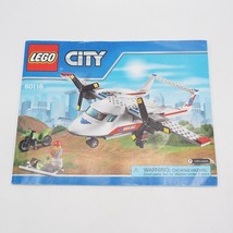 LEGO Stadt 60116 Stadt Krankenwagen Flugzeug Anleitung Manuell - £16.60 GBP