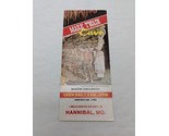Vintage Mark Twain Cave Hannibal Missouri Brochure - $17.81