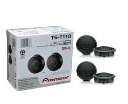 4x Pioneer TS-T110 7/8&quot; 120 Watts Max Power/ Pair PPTA Hard Dome Tweeter - £148.86 GBP