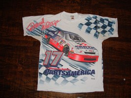 Vintage 90&#39;s Darrell Waltrip 1996 Nascar Racing All Over Print T Shirt L  - $118.80