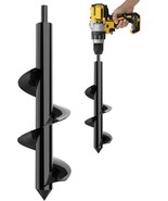 Auger Drill Bit for Planting 3 x 12 Inch Garden Tools Spiral Hole Drill ... - €29,85 EUR