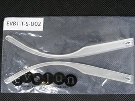Temple Arm Leg Replacement Parts Evolun France B1-T S-S-U0 Matte Clear 1... - $56.43