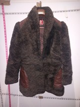 Bonex Teplice Vintage Ladies Brown Genuine Simulation Fur Size 10 Express Shippi - £90.51 GBP