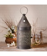 Blacksmith's Lantern Light in Kettle Black Tin - 27 inch High - $214.50