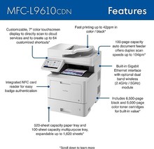 Brother Workhorse Series  MFC L9610CDN Color Laser All in One Duplex Network  - £909.66 GBP