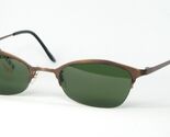Gafas De Sol EYEVAN Charm BRZ BRONCE Con Lentes Verdes 47-20-140mm Japón - $106.68