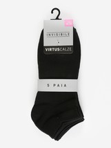 5 Pairs Of Ghosts Women&#39;s Socks Short Virtus Calze Cotton V720 Mini Socks - £6.00 GBP