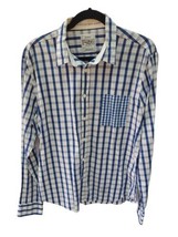 GANT Original Rugger Button Down Cotton Plaid Long-sleeve Shirt Size Large - £19.49 GBP