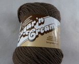Spinrite Sugar&#39;n Cream Yarn Solid Super Size Warm Brown worsted Cotton C... - £4.74 GBP
