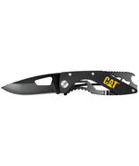 Caterpillar CAT 980267 Drop Point Folding Knife 3&quot; Stainless Blade  #592 - $27.38 CAD