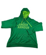 Under Armour Hooded Sweatshirt Womens Green Large Pullover Y2K Pockets A... - $13.37