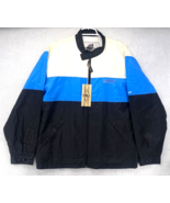 Vintage Bear Surf  Mens Size Large Wind Breaker Jacket  Blue White Black... - $28.70