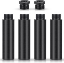 Mic Stand Extension Tube 4 Pieces 5/8 Inch Microphone Extension Pipe, Black - $38.99