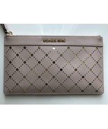 NWT Michael Kors Violet Leather Top Zip Clutch Wristlet 35S7GV1W3L Wallet Bag - $39.53