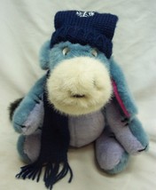 Boyds Exclusive Disney Winnie The Pooh Winter Eeyore 11&quot; Plush Stuffed Animal - $29.70