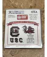 One Package Temporary Tattoos University Of South Carolina Gamecocks USC JD - £4.69 GBP