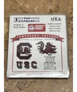 One Package Temporary Tattoos University Of South Carolina Gamecocks USC JD - $112.43 MXN