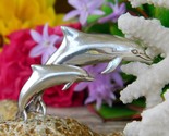 Vintage kabana porpoise dolphin pendant brooch pin sterling silver thumb155 crop