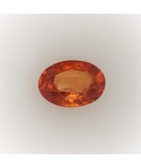 Natural Spessartite Oval Pear Facet Cut 7X5mm Intense Orange Color VS - ... - $70.23