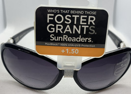 Foster Grant Women’s Black Ombre Bifocal Sunreader reading glasses Reade... - $13.99