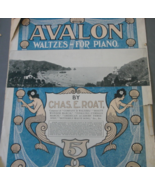 Avalon Waltzes for Piano, Composed by Chas. E. Roat, C. 1904, published ... - $465.08 MXN