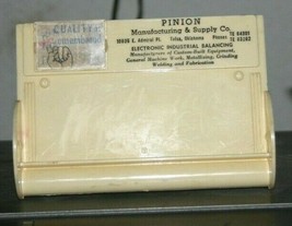 Vtg Lenticular Card Display Advertising Pinion Machine Work Shop Tulsa Oklahoma - £36.24 GBP