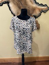 Premise Multicolored Leopard print blouse Medium - £13.06 GBP