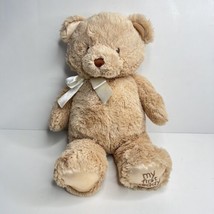 GUND My First Teddy Bear Plush Tan Brown Stuffed Animal Soft Toy Baby Gift 14&quot; - £11.43 GBP
