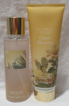Victoria&#39;s Secret Fragrance Mist &amp; Lotion Set Lot 2 OASIS BLOOMS citrus flower - £26.58 GBP
