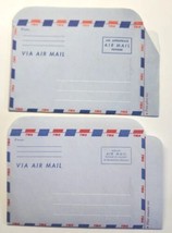 TWA Airlines 1958 Lot of 2 Blank Air Mail Envelopes PB202 - £17.97 GBP