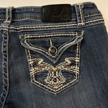 Size 31 ~ 36 x 28.5 Grace in LA ~ Bling/Decorated ~ Flap Pockets ~ Women&#39;s Jeans - £31.67 GBP