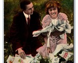 Romance Fumetto After The Scrap 1911 DB Cartolina U3 - $3.03