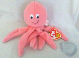 TY Beanie Babies Inky Octopus PVC PELLETS Style # RARE ERRORS Retired - $39.99