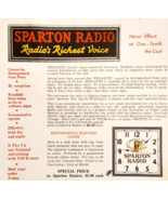 1931 Spartan Radio Neon Signs Clocks Advertisement Electronics Sound F18B2 - $24.99