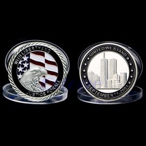 US SELLER - NEW TWIN TOWERS REMEMBER 911 COLLECTORS EDITION COIN UNITED ... - £7.13 GBP