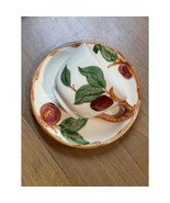 (1) Franciscan Apple Coffee/Teacup &amp; Saucer Vintage Cup Hand Painted - $328.76 MXN