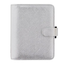 Filofax Filofax Saffiano Pocket Organiser - Metallic Silver - $87.06