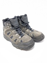 Mens Earth Shoe Brown &amp; Black Lace Up Leather Hiking Boots Work Boots Si... - $34.82