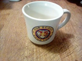 Vtg 1985 Cub Scout Diamond Jubilee Porcelain Coffee Cup Mug BSA - £9.42 GBP