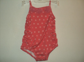 New Gymboree Swim Suit Girls Infant 18-24 Spring Vacation Pink White Flowers - £11.88 GBP