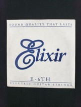 Elixir 13246 Single Guitar String Electric Wound PolyWeb Coated .046" E - 6th - $9.99
