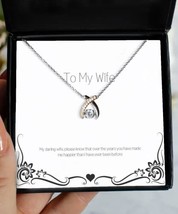 New Wife Gifts, My Darling Wife, Please Know That Over The Years You Have Made m - £39.12 GBP