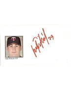 Juan Rincon Autographed 3x5 Index Card Baseball Signed - $13.67 CAD