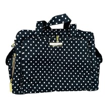 Jujube BFF DIAPER BAG DUCHESS Black White Polka Dot Backpack Messenger T... - £49.90 GBP
