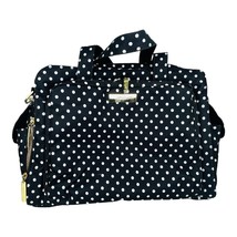 Jujube Bff Diaper Bag Duchess Black White Polka Dot Backpack Messenger Tote Pad - $67.31