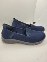 Women&#39;s Skechers Slip-ins Cool Memory Foam Blue Shoes 7 - £35.04 GBP
