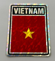 Vietnam Country Flag Reflective Decal Bumper Sticker - $6.79