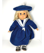 Mattel Laura Ashley Collectible Doll Sally w/ Hat! Blue Dress &amp; White Tie - $7.71