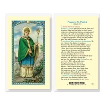 St. Patrick LAMINATED Holy Card, 25-Pack - £25.24 GBP